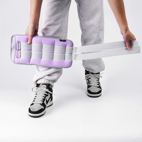 Ankle Weights, 1 Pair, 1/2/3/4/5/6/8/10/12 LBS with Elongated Strap C5951