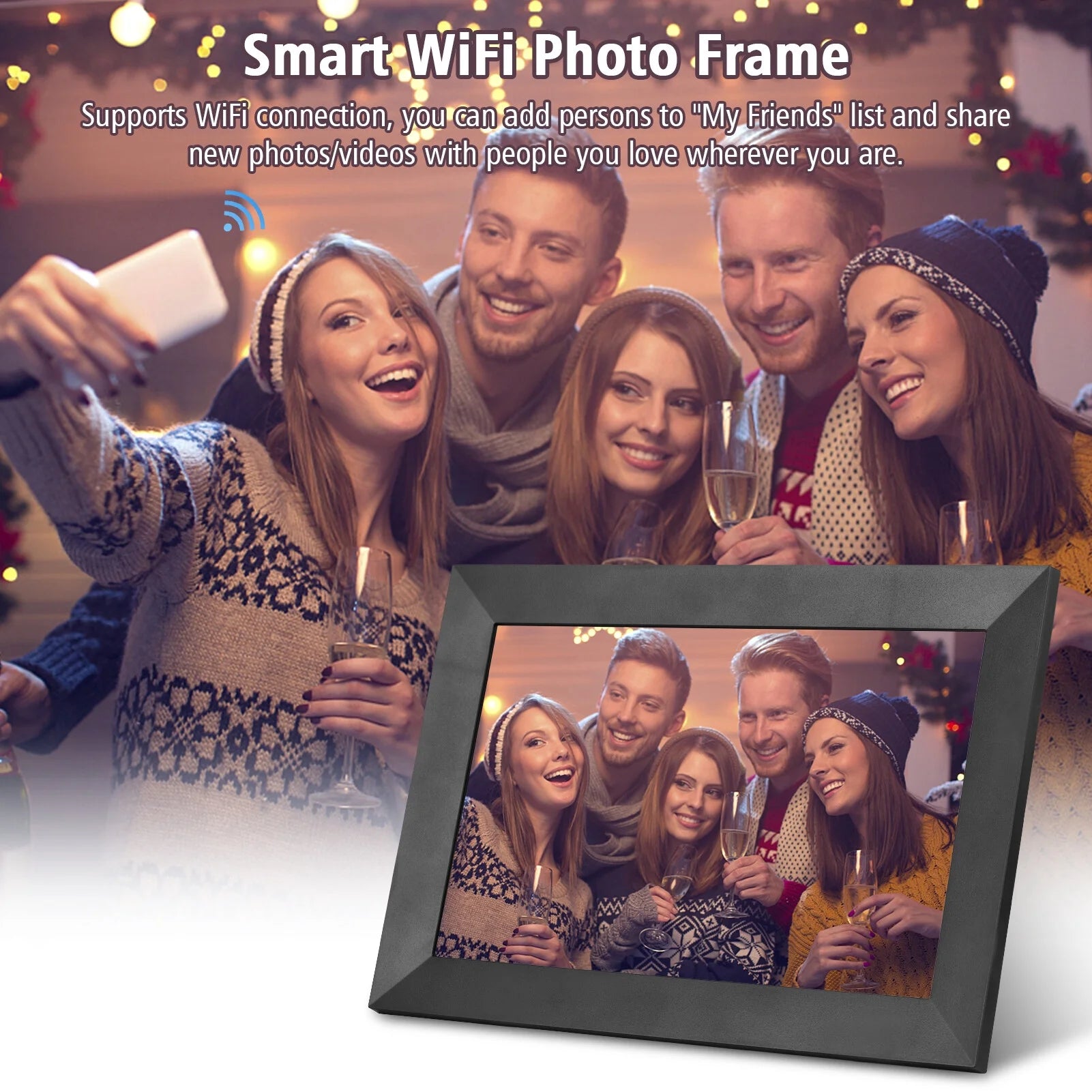 10.1 Inch Smart WiFi Digital Picture Frame E2208
