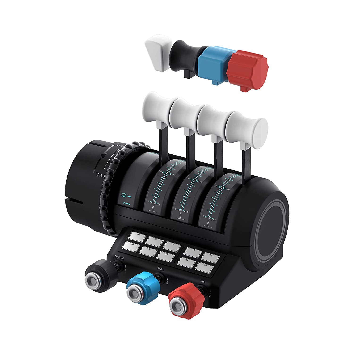 Black Universal Control System for Flight Simulation J18266