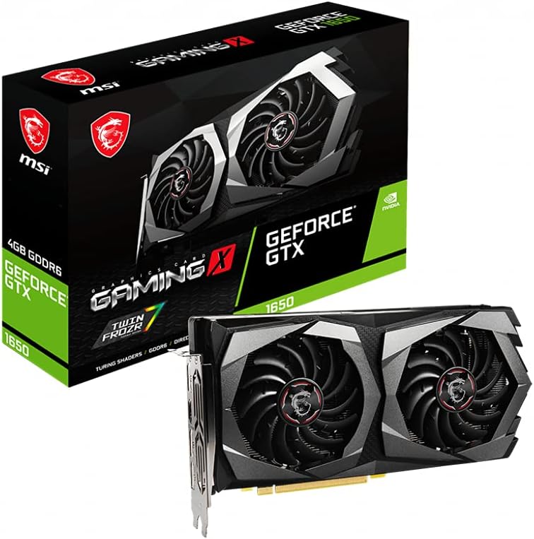 GTX 1650 4GB GDDR6 PCI Express 3.0 x16 ATX Graphics Card W95016