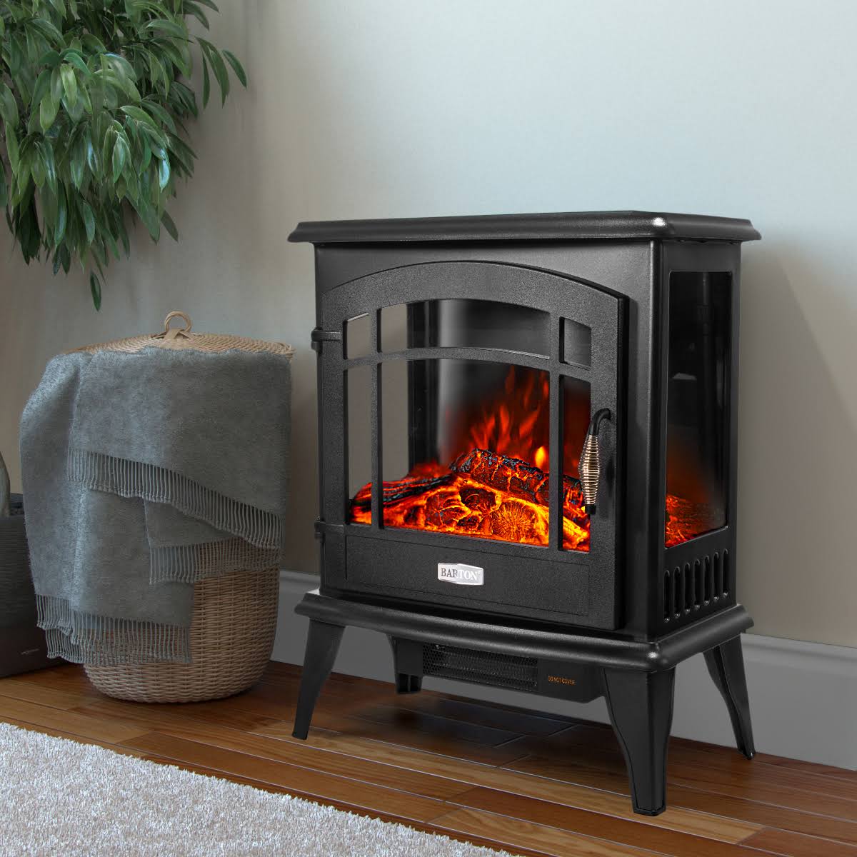 3 Sided Electric Fireplace Stove Heater T710002