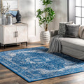 10x14 Dark Blue Area Rug D69150