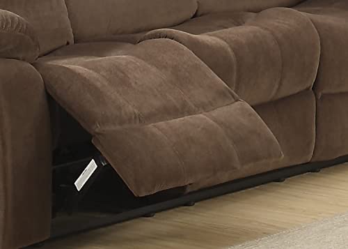 Walnut Reclining Sofa G422005