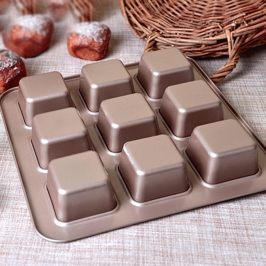 Brown Non-stick Stainless Steel Baking Square T251621