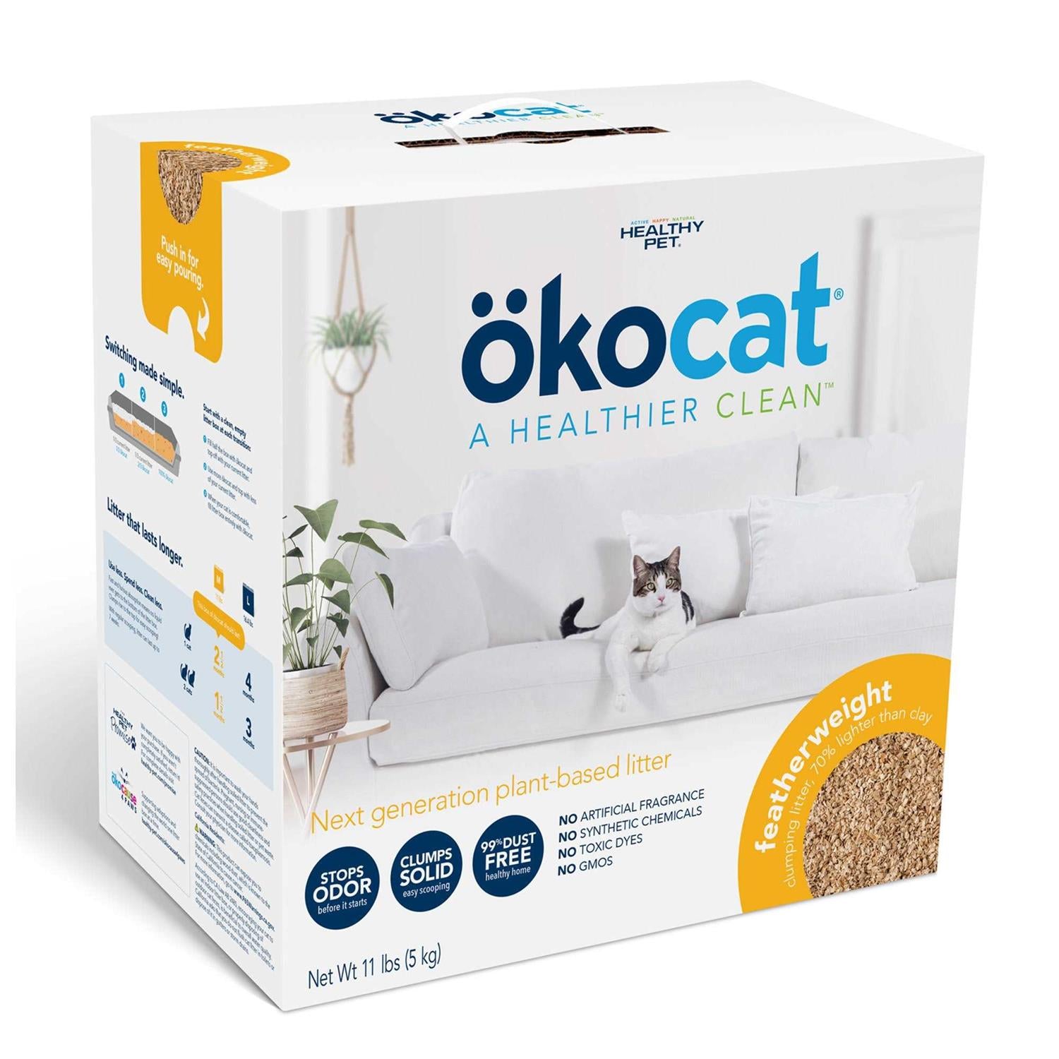 Unscented Clumping Wood Cat Litter L36110