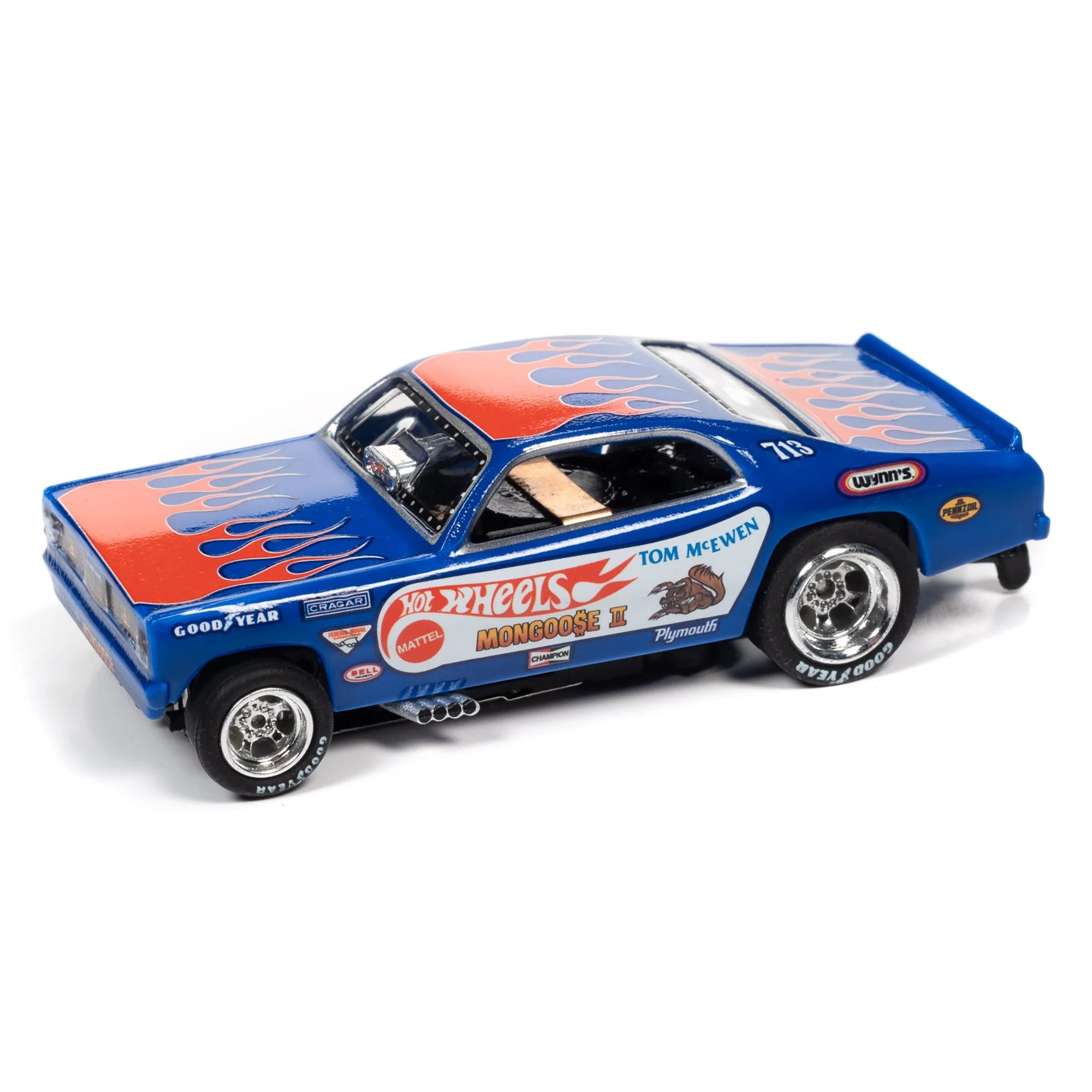 13' Dragstrip Slot Car Set with 2 Variable Speed Cars K782121