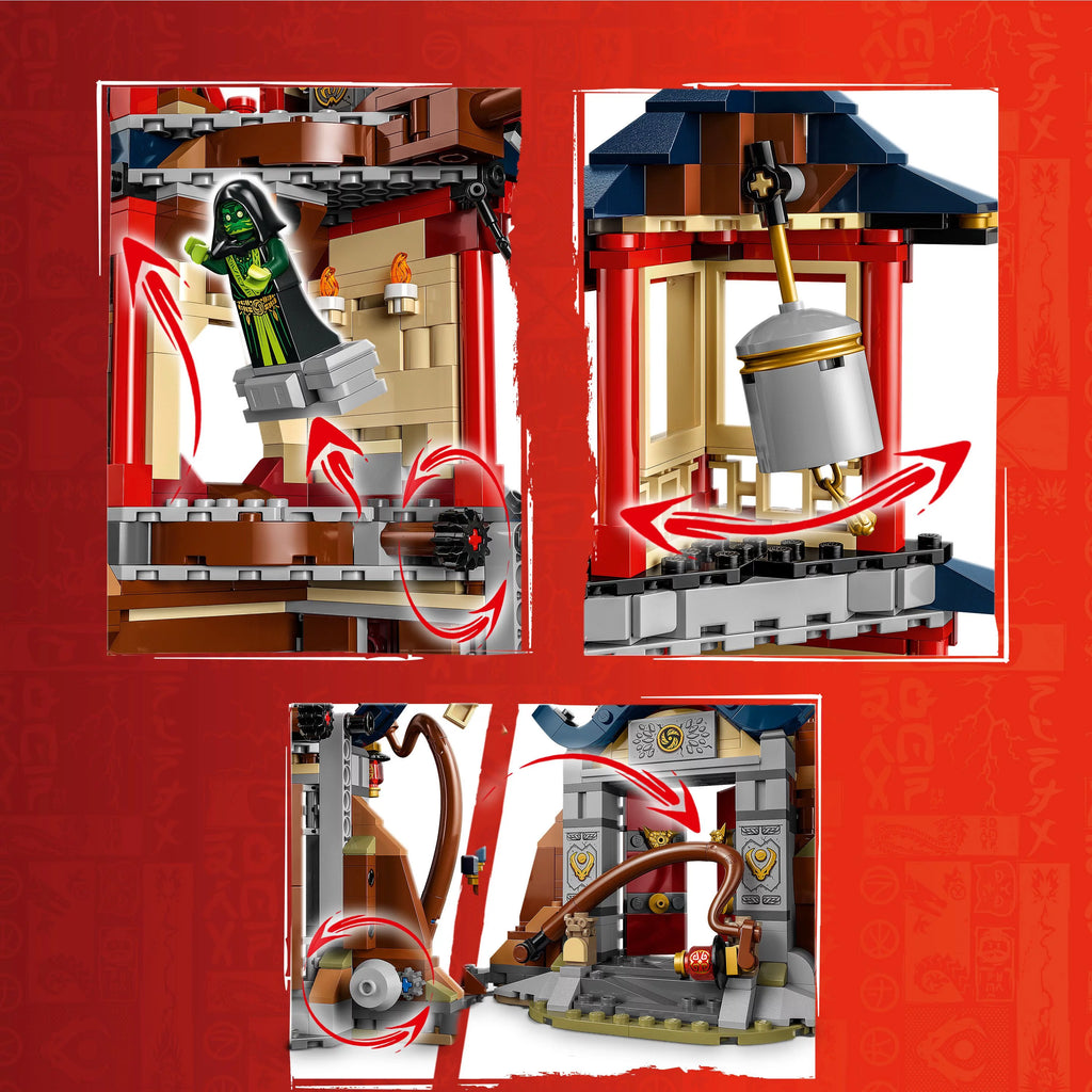 Temple of the Dragon Energy Cores Building Toy with 6 Minifigures T923