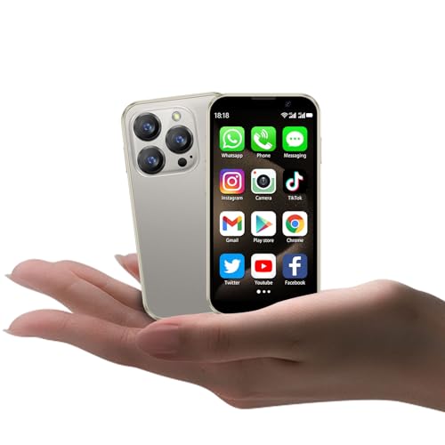 Black 3.0'' Touch Screen Mini Smartphone 2000mAh Dual SIM Quad Core 2GB+16GB F559667
