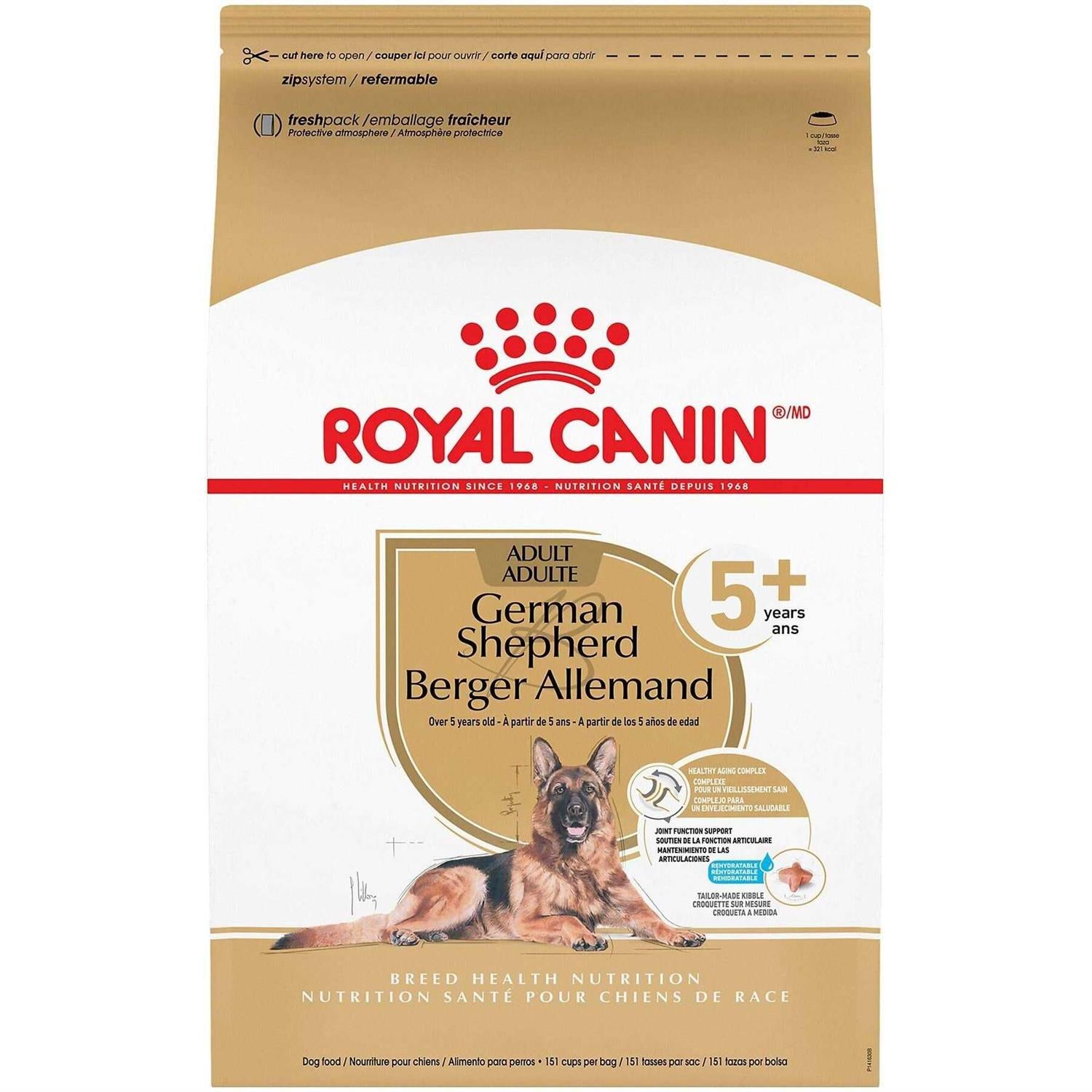 German Shepherd Adult 5+ Dry Dog Food W1714