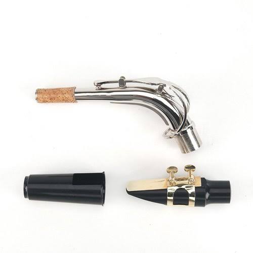 Nickel Plated E Flat Alto Saxophone with Case and Mouthpiece K623564