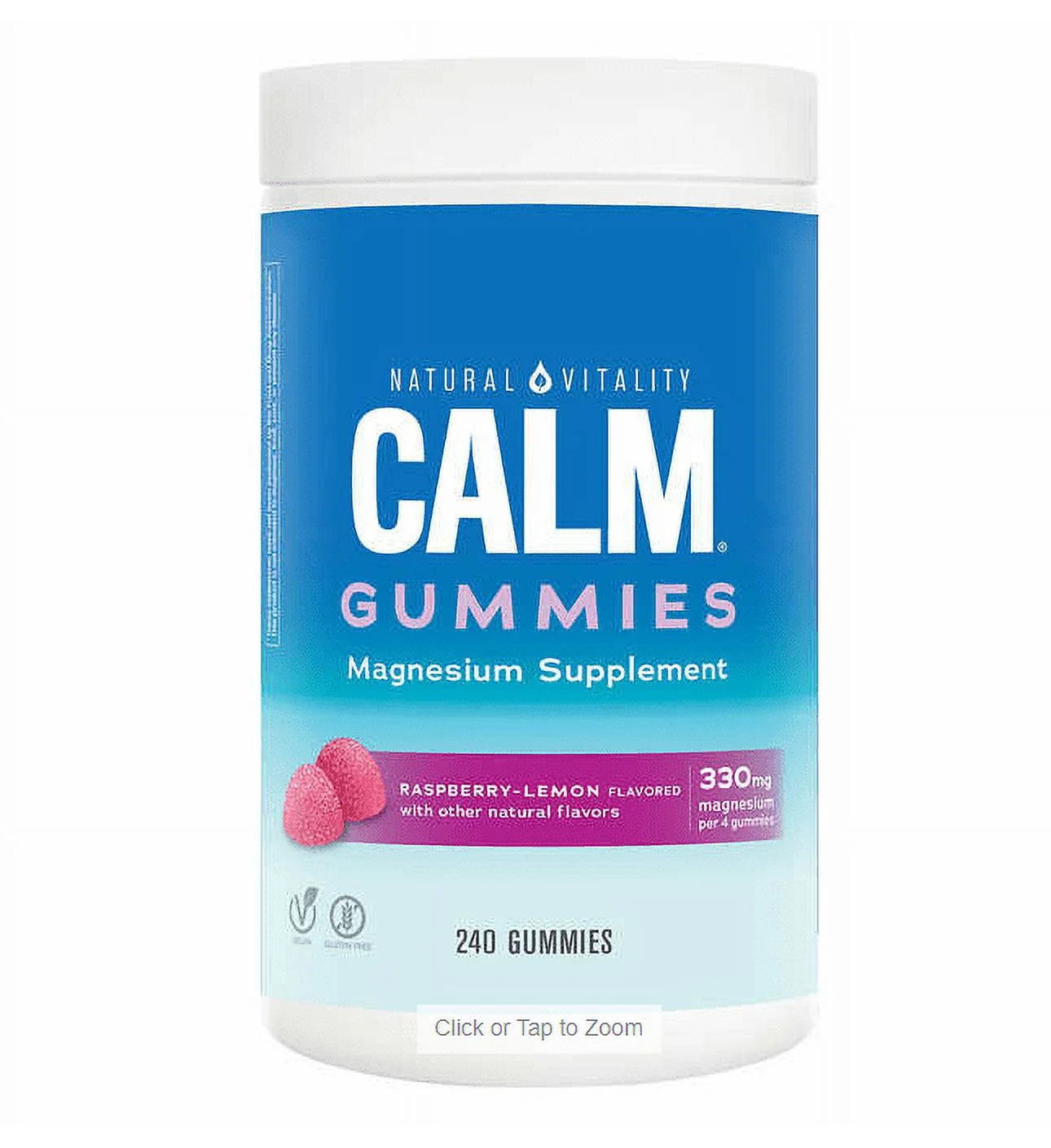 Raspberry-Lemon Flavored Magnesium Citrate Gummies K78498