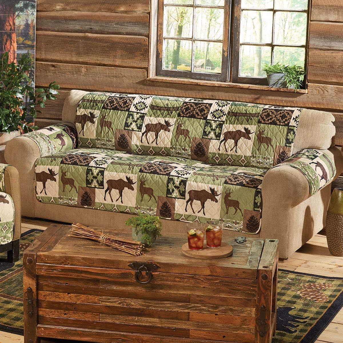 Sage Sofa Cover Z864