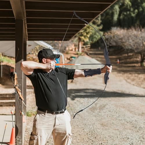 53" Takedown Ambidextrous Recurve Bow 20LBS 30LBS 40LBS Archery Set R6443