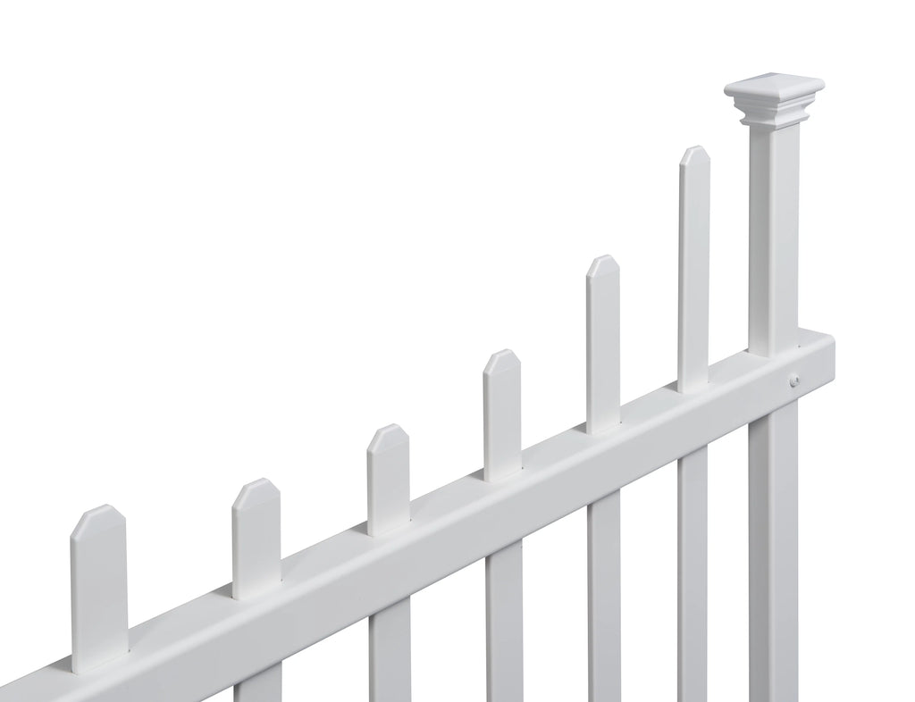 Vinyl No-Dig Picket Fence Kit - 2 Pack (30in H x 42in W) A9251