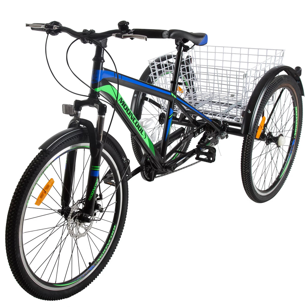 Adult Tricycle 3 Wheeled 7-Speed Mountain Tricycle E2141