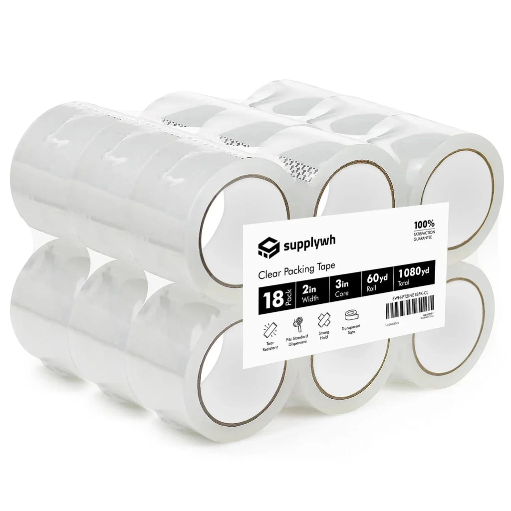 3-inch Core Clear Packing Tape Rolls C650094