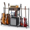 3-Tier Guitar Stand with 4 Guitar Holders & Cloth Drawer R289