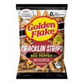 Mildly Seasoned Fried Pork Cracklin Strips with Red Pepper, 3.5 oz. Bags (6 Bags) J6605