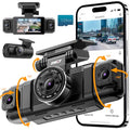 4 Channel Dash Cam 360° View 1080P with 128GB SD Card S746