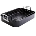 2 Piece Carbon Steel Roaster with Roast Rack U1513