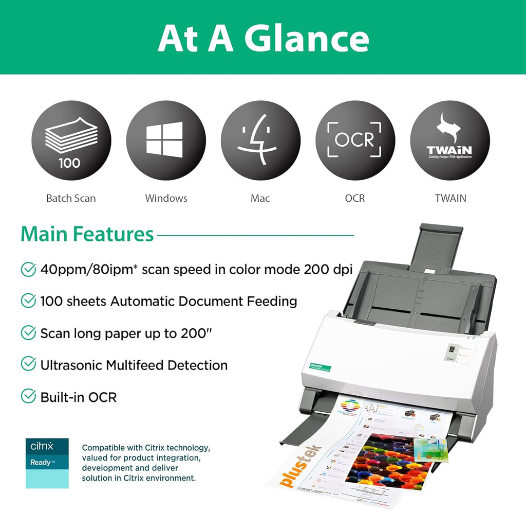 Duplex Document Scanner R275