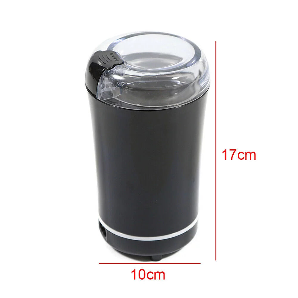 Electric Coffee Bean Grinder 150W Black S522947
