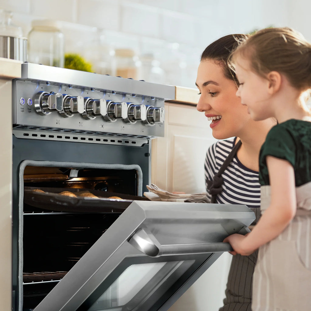 30 Inch 4.5 Cubic Foot Gas Range Convection Oven B971