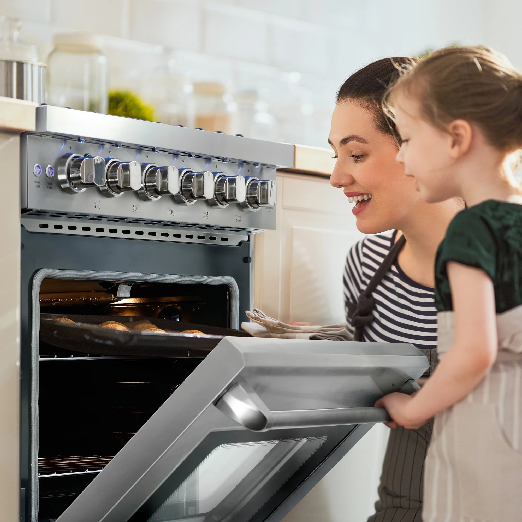 30 Inch 4.5 Cubic Foot Gas Range Convection Oven B971