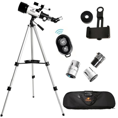 70mm Aperture 400mm AZ Mount Refracting Telescope with Carry Bag O440