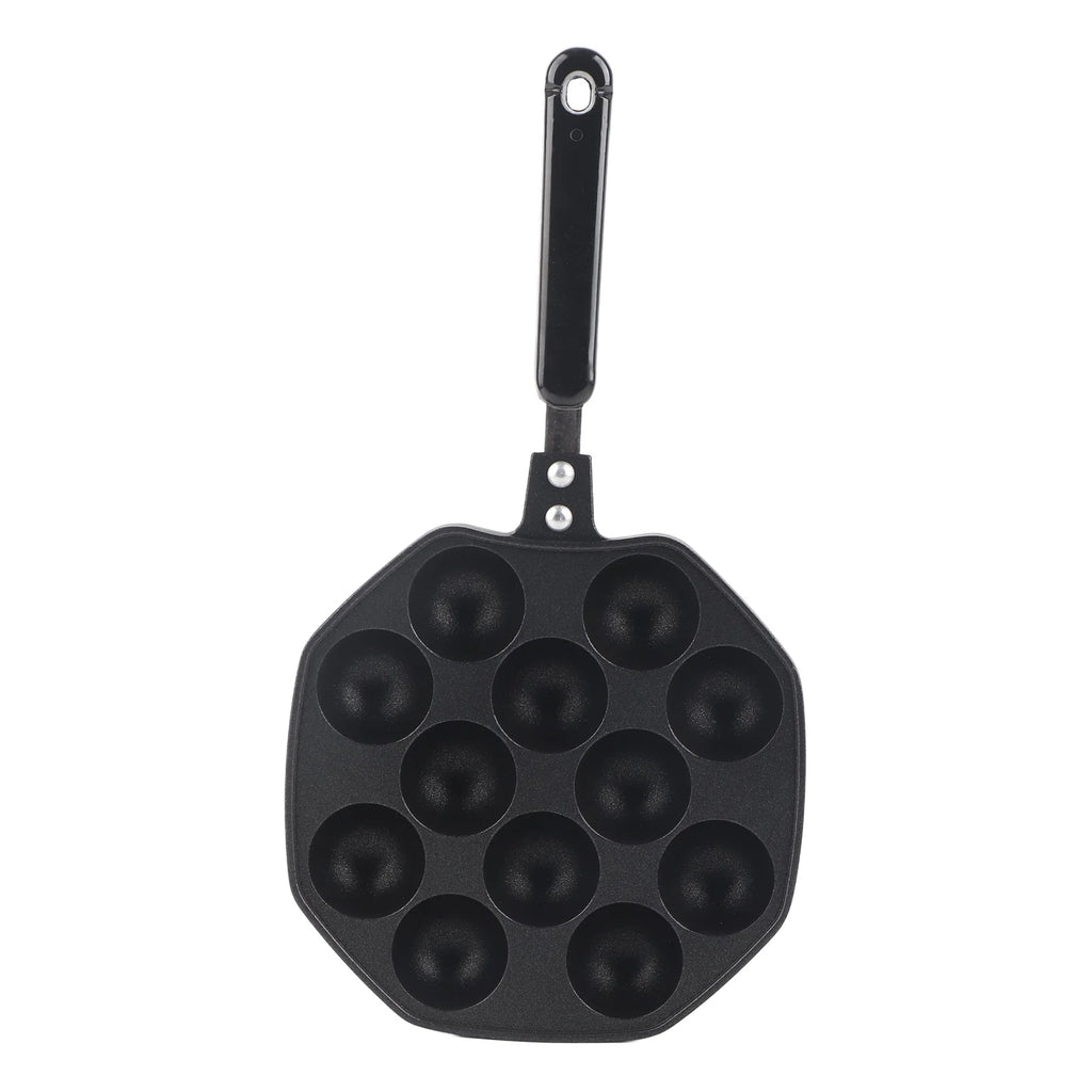 Black Non Stick Aluminum Aebleskiver Pan N581