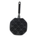 Black Non Stick Aluminum Aebleskiver Pan N581