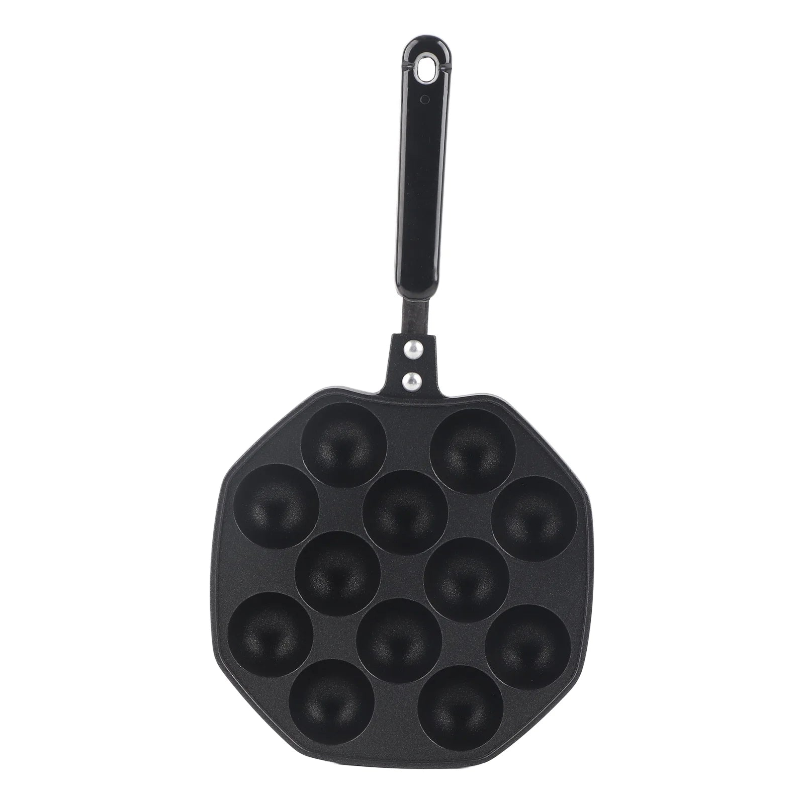 Black Non Stick Aluminum Aebleskiver Pan N581