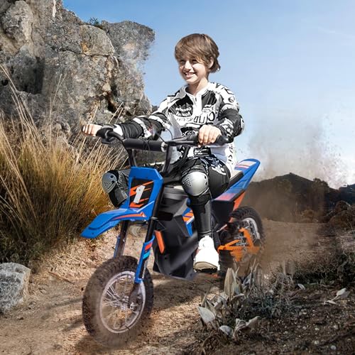 24V Electric Dirt Bike with Leather Seat and Rubber Tires B6742