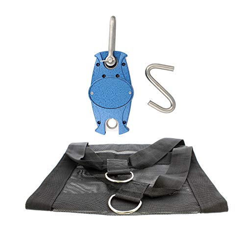 Digital Hanging Scale Blue Calf Scale & Calf Sling for Weighing 660 lb Mini Crane Scale & Livestock Sling E4677