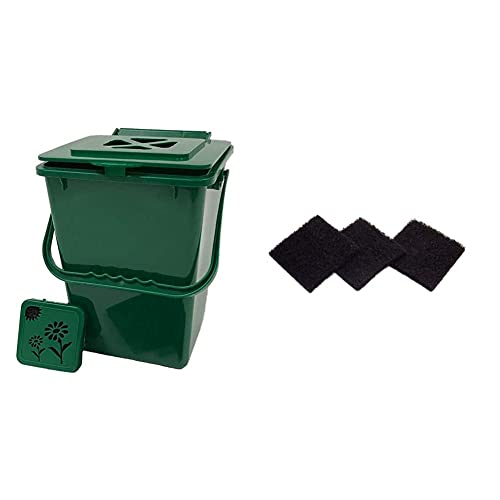 2.4 Gallon Green Kitchen Compost Pail K260