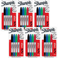 24 / Bag Permanent Markers, Ultra Fine, Fine Point, 0.3 mm, 1 mm, Red, Green, Blue, Black B55255