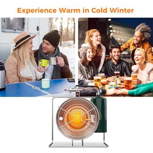 Portable Propane Heater, 15,000 BTU Outdoor Gas Heater with Framed Handle J2935