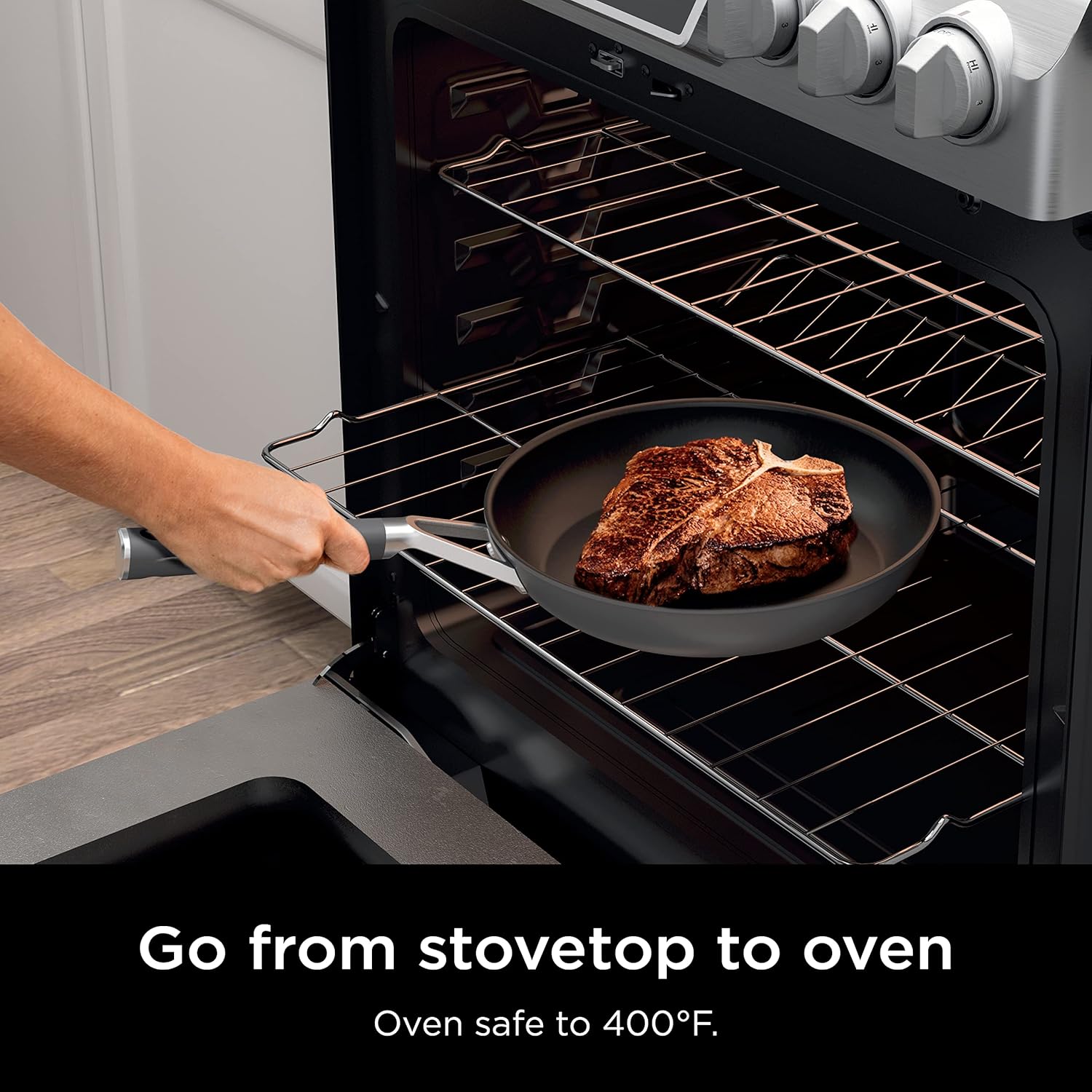 12" Nonstick Fry Pan with Silicone Handles V7033