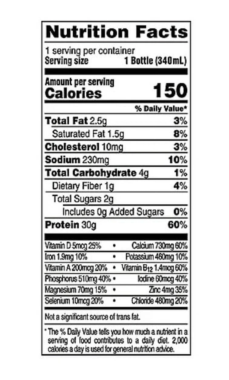 Chocolate 30 g Protein Shake (11.5 fl. oz., 12 pk.) B6079