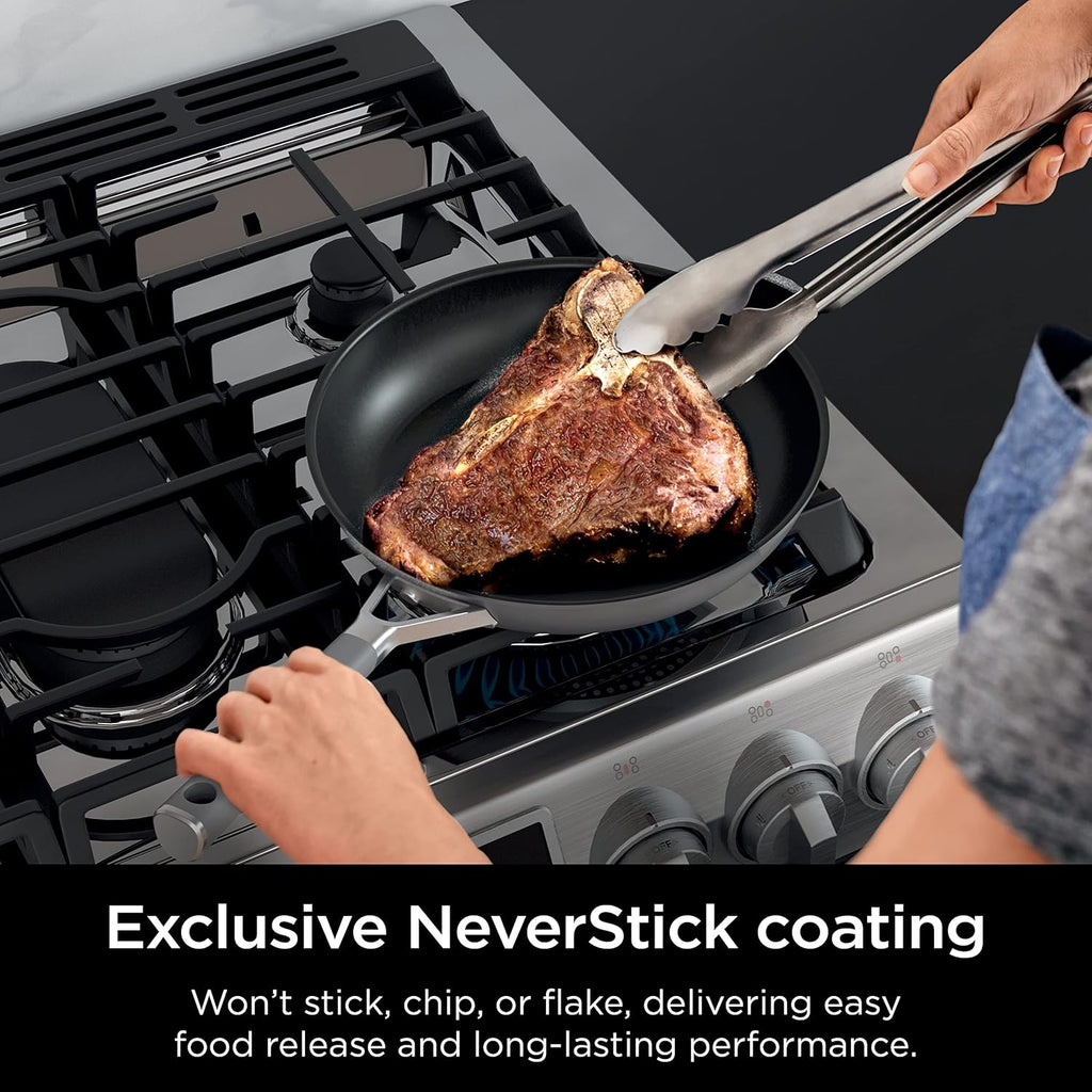 12" Nonstick Fry Pan with Silicone Handles V7033
