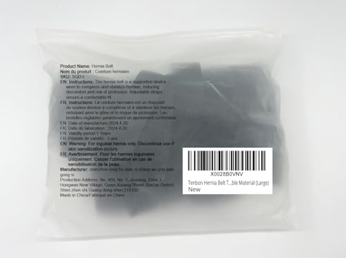 Hernia Belt Truss with 2 Removable Compression Pads (Small) N209154
