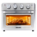 Silver 20 Liter Convection Air Fryer Toaster Oven P8686