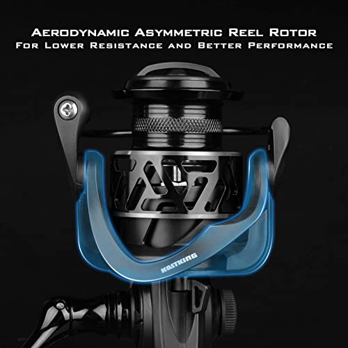 Spinning Reel with 7+1 Stainless Steel Ball Bearings, Aluminum Spool T871