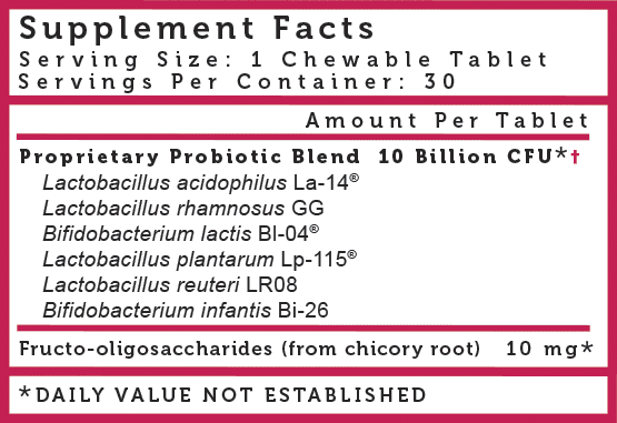 Chew On This Kids Probiotic M55803
