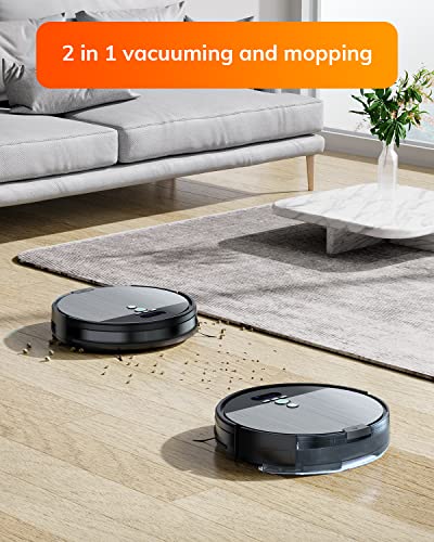 Robot Vacuum and Mop Combo with Self Emptying Station, LiDAR Navigation Q77703
