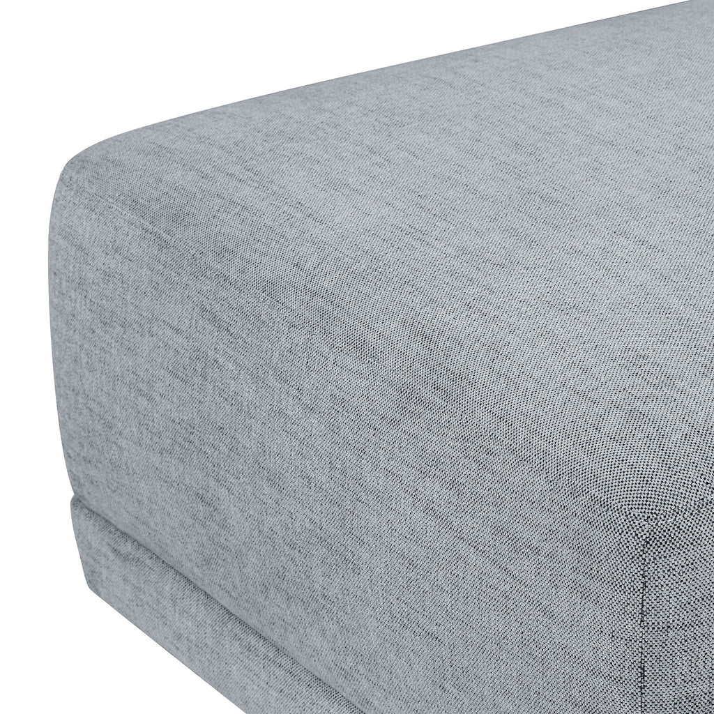 Gray Fabric Modular Sectional Sofa with Ottoman F16920