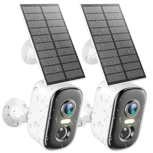 2K Battery Powered WiFi Security Camera (4 Pack) E1016
