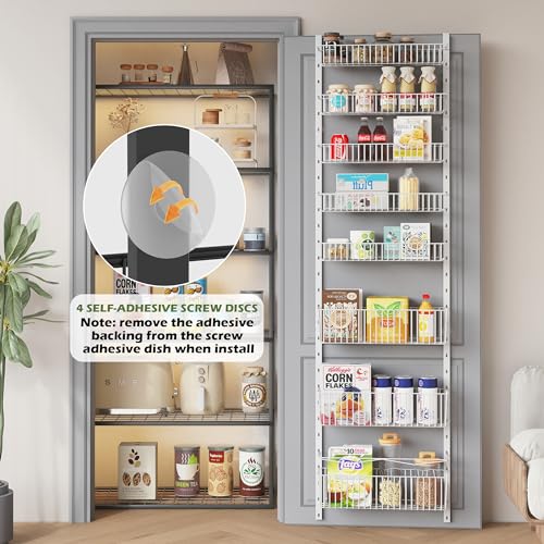8-Tier Over the Door Metal Pantry Organizer X792