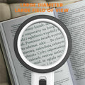 12 LED Illuminated Handheld Magnifying Glass I790