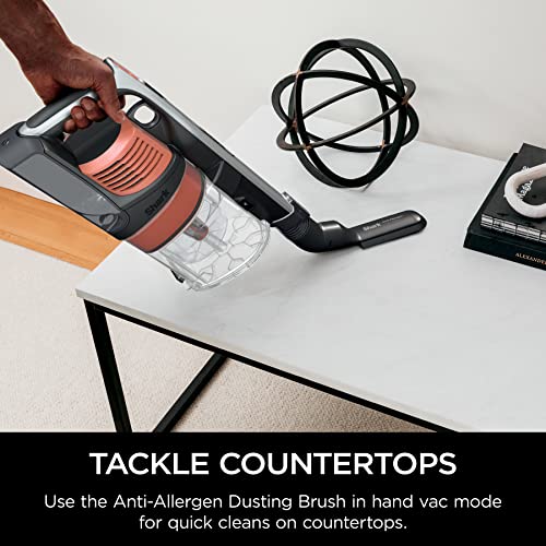 Cordless Stick Vacuum with DuoClean PowerFins, MultiFLEX, 120-min Runtime, Double Battery, Rosewood, Red F87633